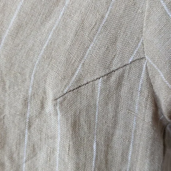 Pyne & Smith no. 16 in Creme Pinstripe, size Small - Picture 3 of 8